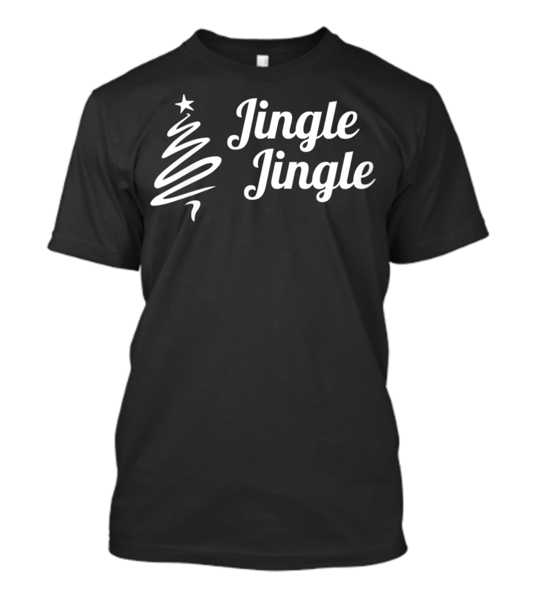 Jingle Jingle Christmas Tree Star T-Shirt