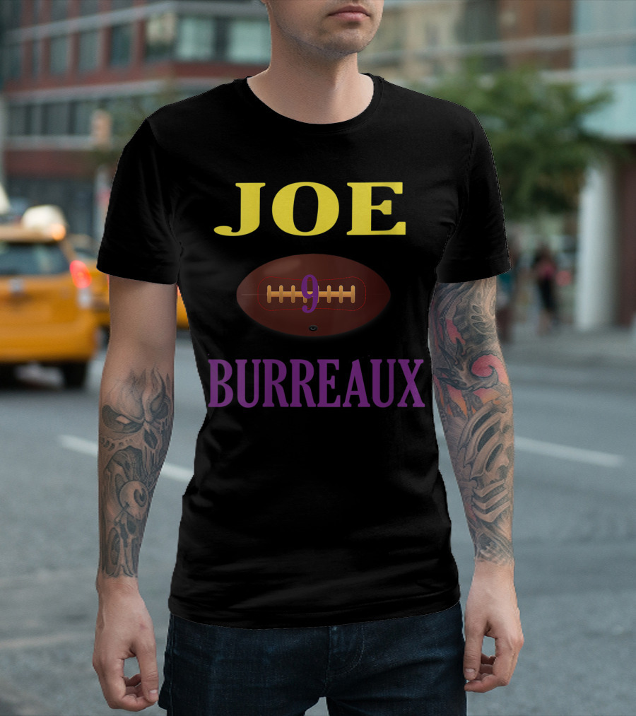 Joe Burreaux 9 Football T-Shirt