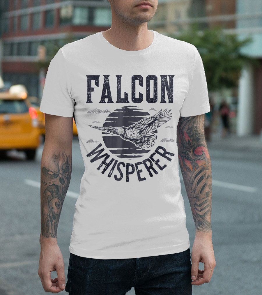 Falcon Whisperer Vintage Falconry Hunting T-Shirt