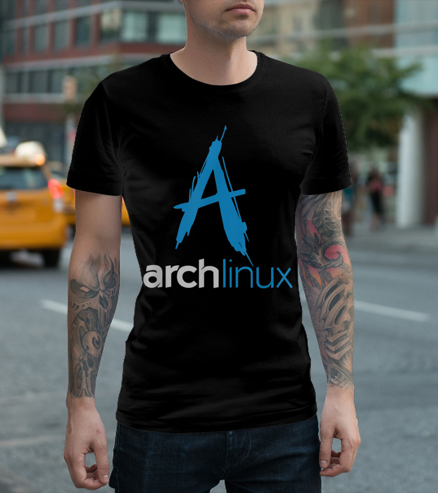 Arch Linux Lover Tagline and Open Source Os Arch Linux T-Shirt