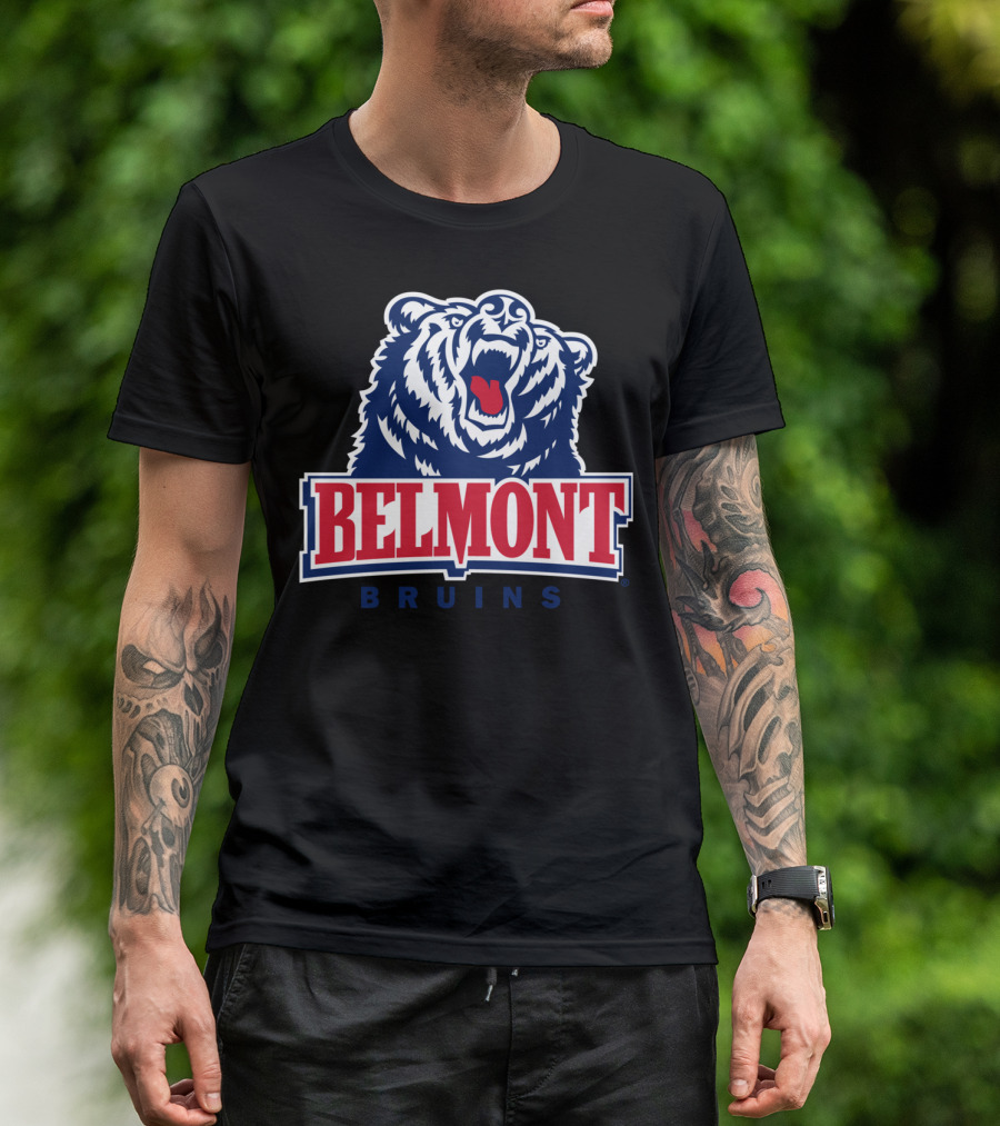 Belmont University Bruins Bear Logo NCAA Ppbel01 T-Shirt