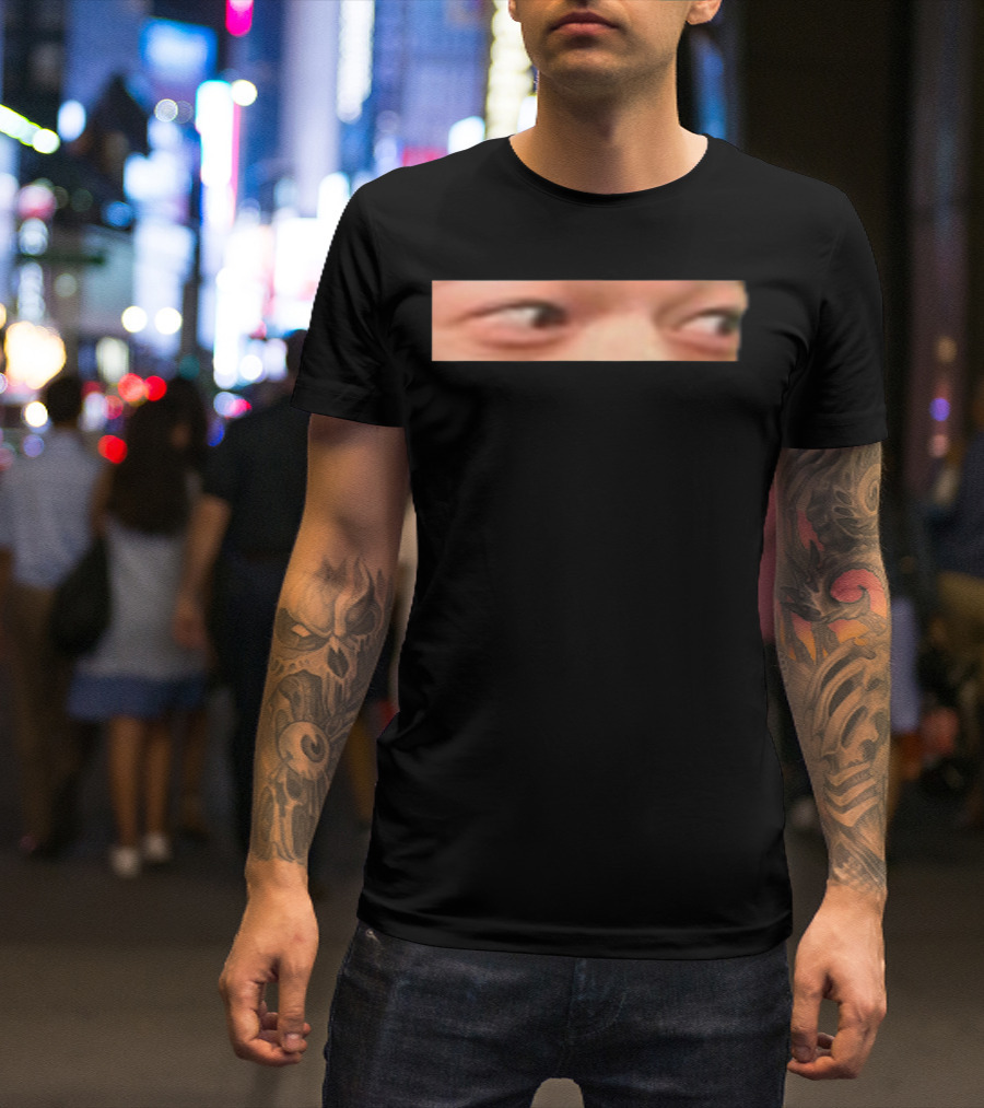 Champ Corner Emote Side Eye Reaction T-Shirt