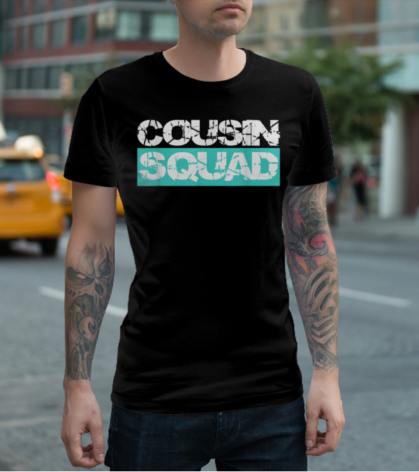 Cousin Squad Kids Women Men Girl Matching Family T-Shirt