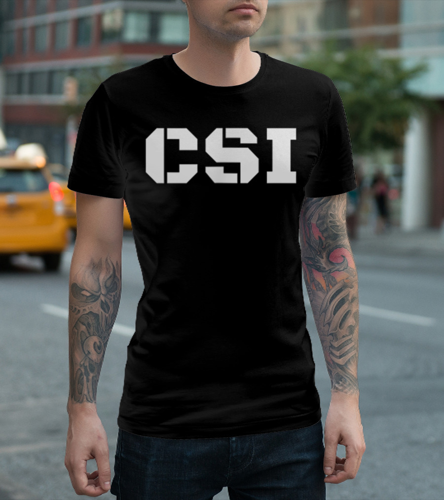 CSI Crime Scene Investigation Police T-Shirt