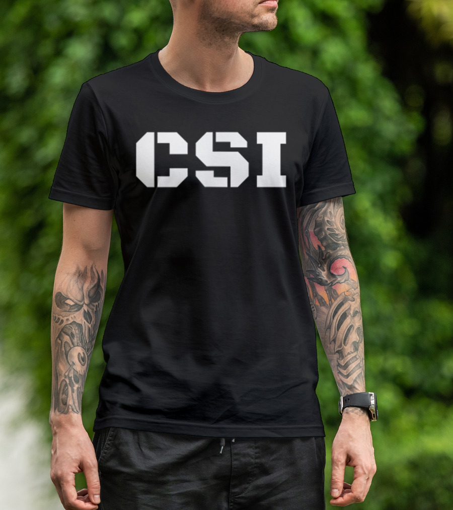 CSI Crime Scene Investigation Police T-Shirt