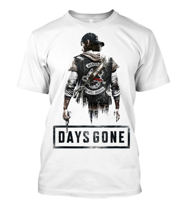 Days Gone Game Character Back View T-Shirt