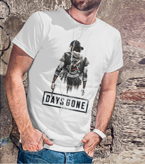 Days Gone Game Character Back View T-Shirt