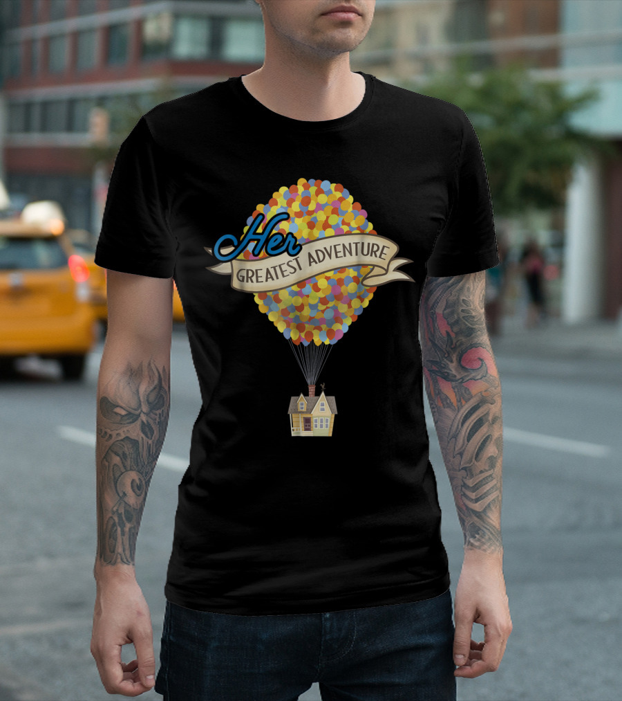 Disney Pixar Up Her Greatest Adventure Balloon House T-Shirt
