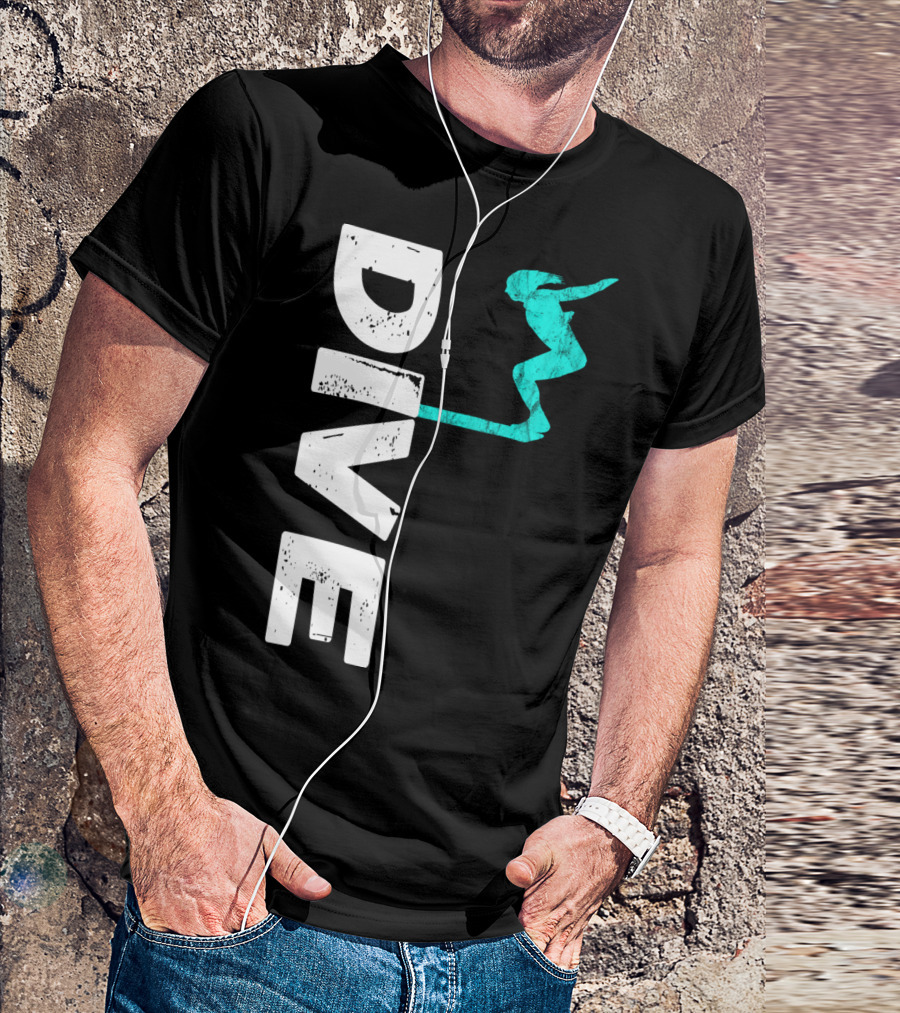 Dive Springboard Platform Diving Board Jumper T-Shirt