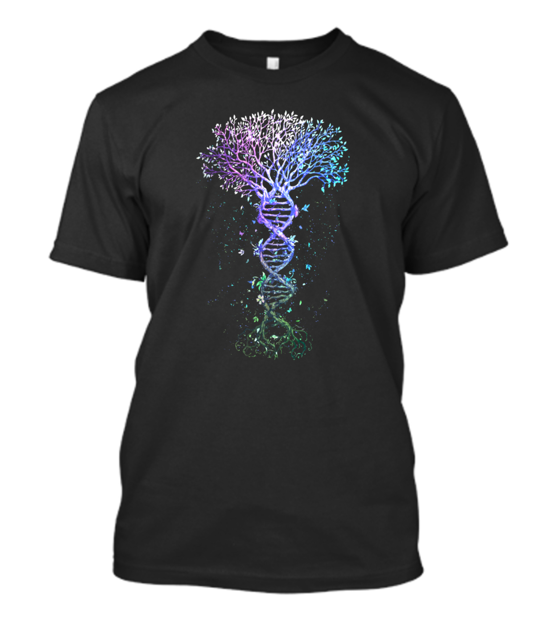 Dna Tree Life Earth Genetics Biologist Science Nature T-Shirt