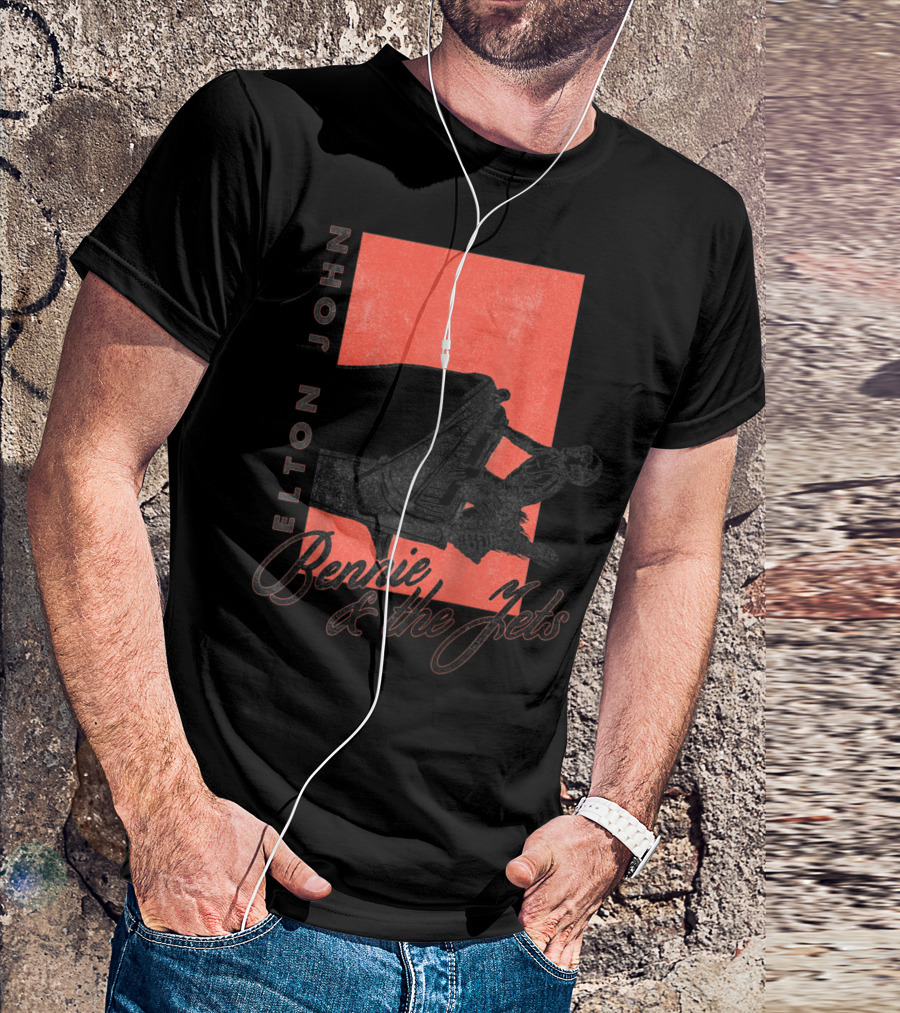 Elton John Bennie And The Jets Piano T-Shirt