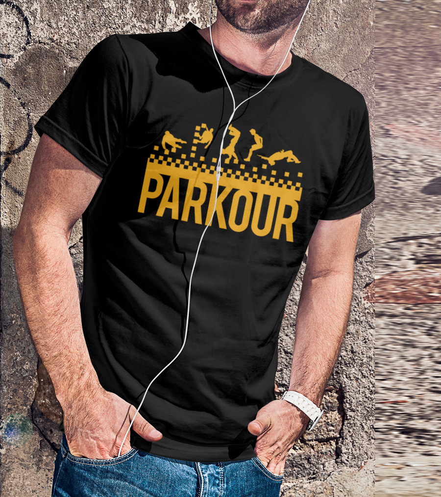 Vintage Parkour Free Running Action T-Shirt