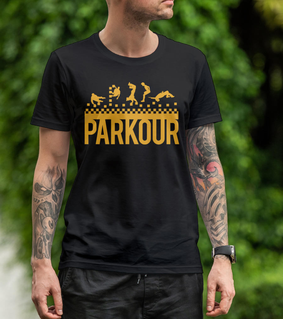Vintage Parkour Free Running Action T-Shirt