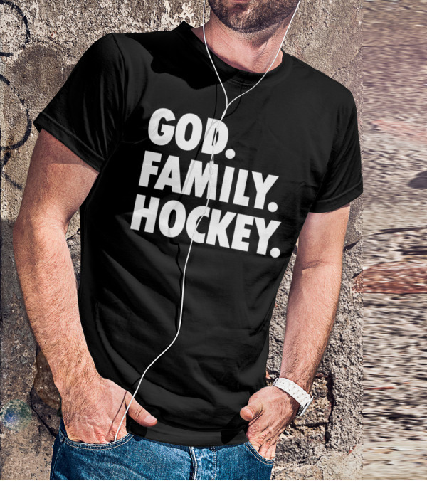 God Family Hockey T-Shirt