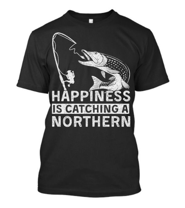 Happiness Is Catching A Northern Pike Camping T-Shirt