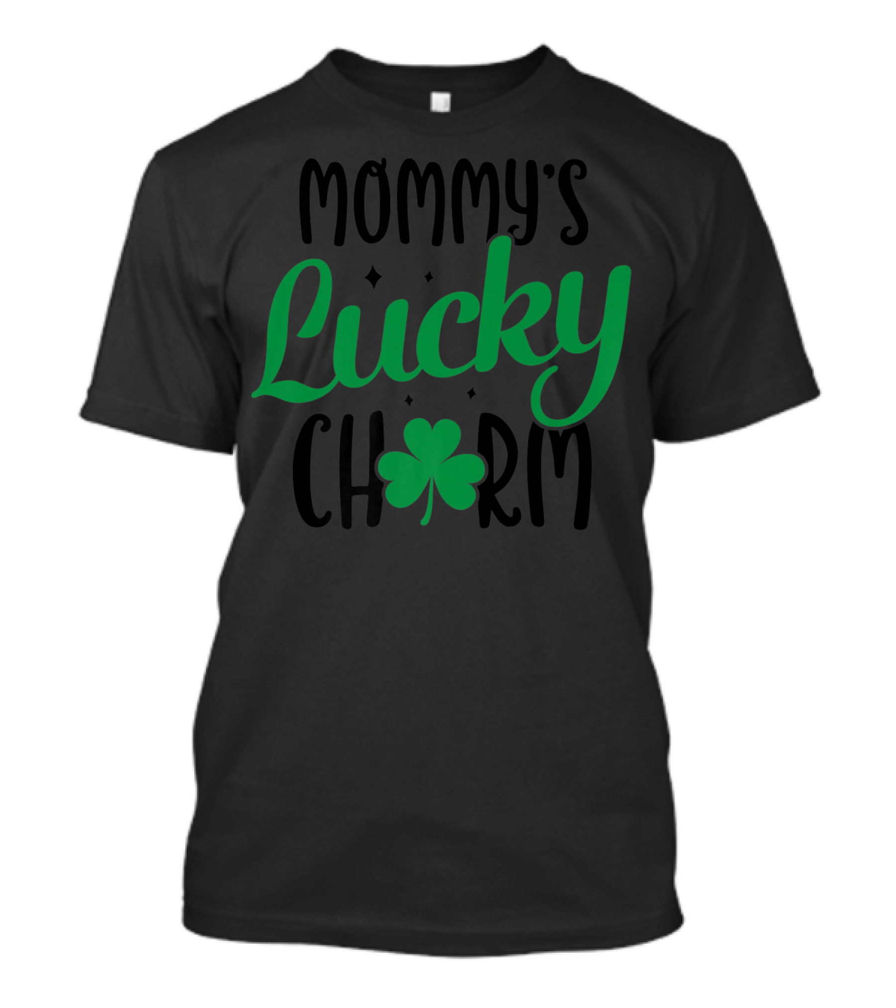 Mommy's Lucky Charm Shamrock St Patricks Day T-Shirt