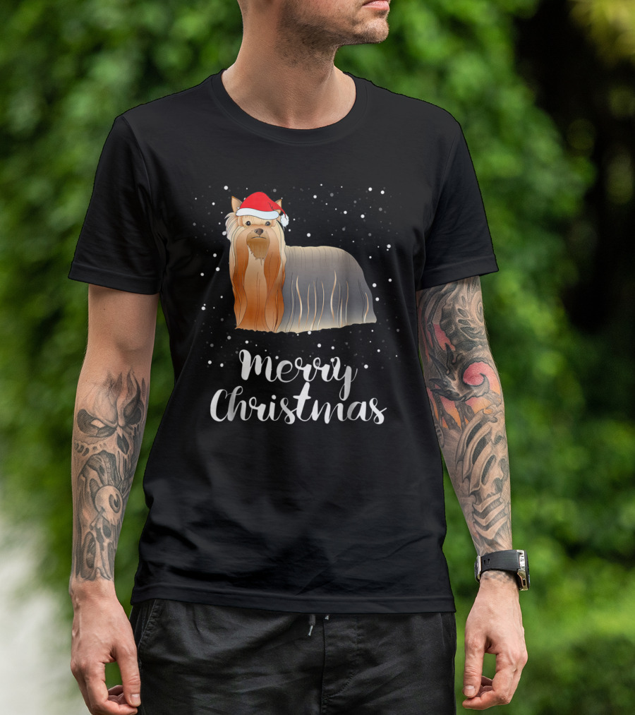 Merry Christmas Shih Tzu Family Group Matching T-Shirt
