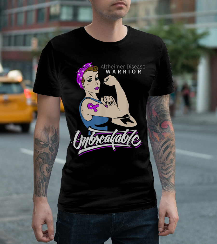 Alzheimer Disease Warrior Unbreakable T-Shirt