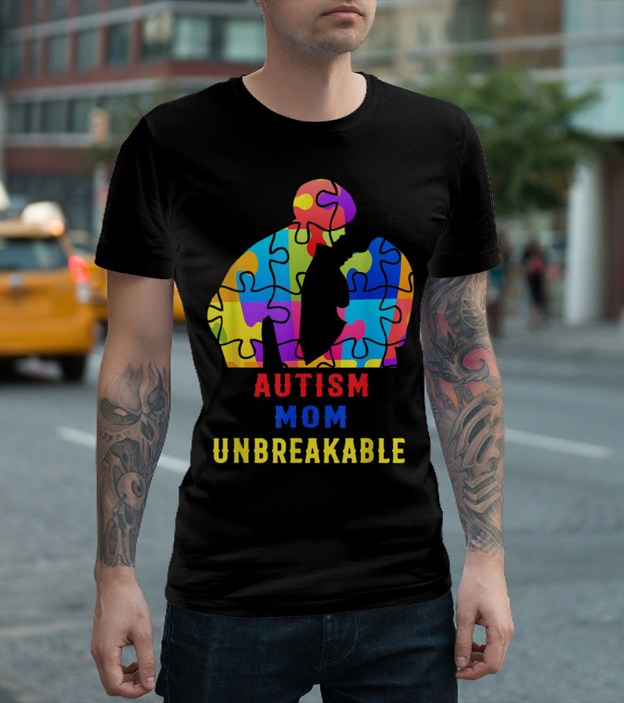 Autism Mom Unbreakable Puzzle T-Shirt