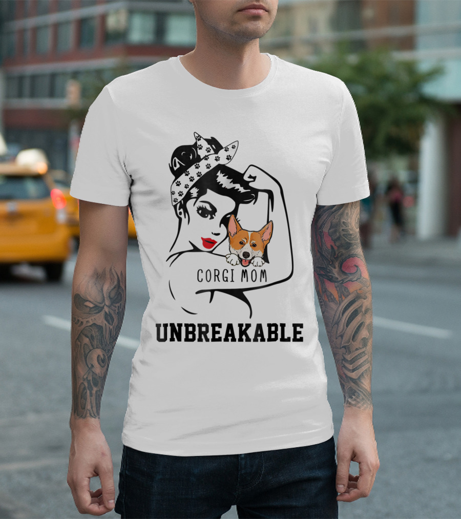Pembroke Corgi Mom Unbreakable T-Shirt