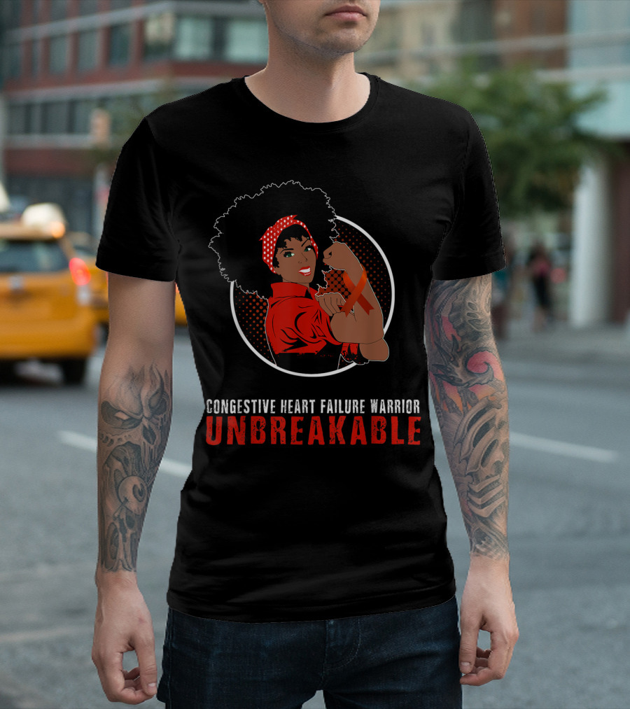 Congestive Heart Failure Warrior Unbreakable T-Shirt