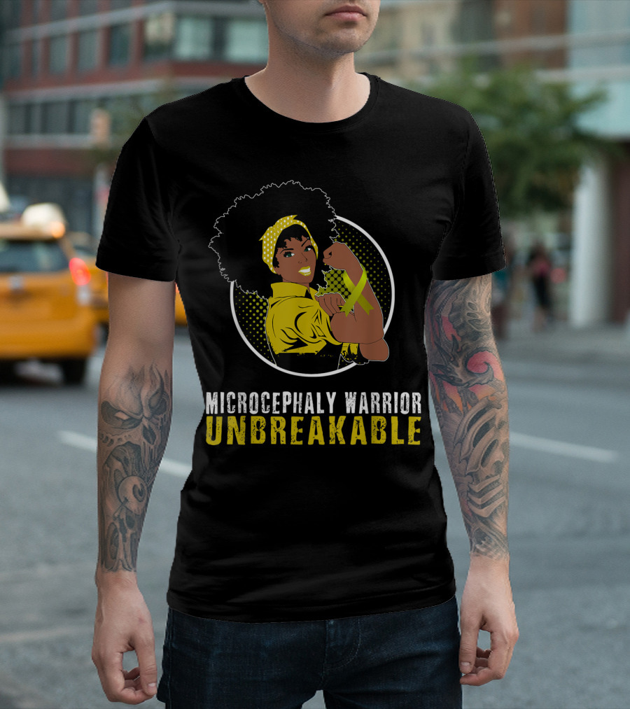 Black Girl Microcephaly Warrior Unbreakable T-Shirt