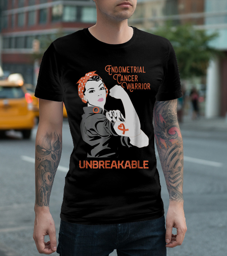 Endometrial Cancer Warrior Unbreakable T-Shirt