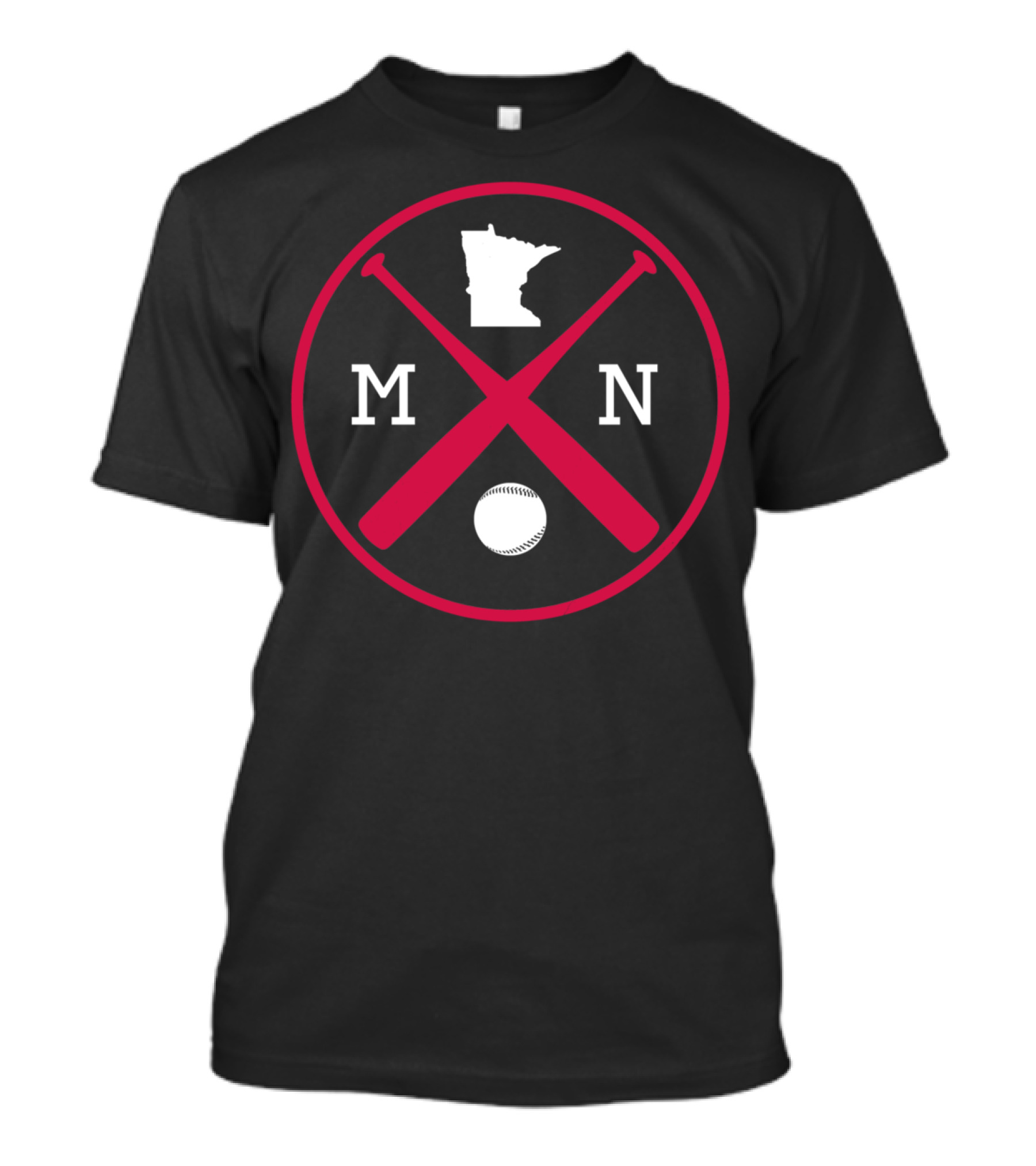 Minnesota MN Baseball Bats Mpls Stp Team Iconic T-Shirt