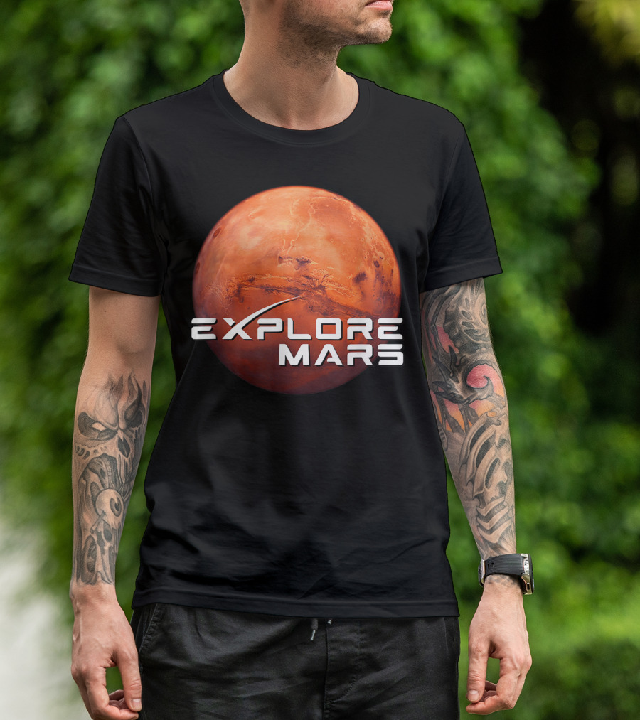 Explore Mars SpaceX Mars Exploration T-Shirt