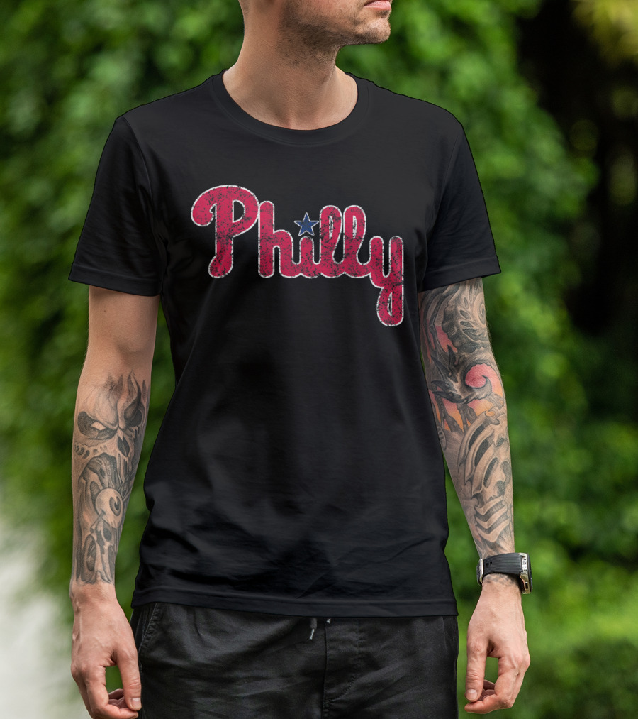 Philadelphia Baseball Vintage Philly Star T-Shirt
