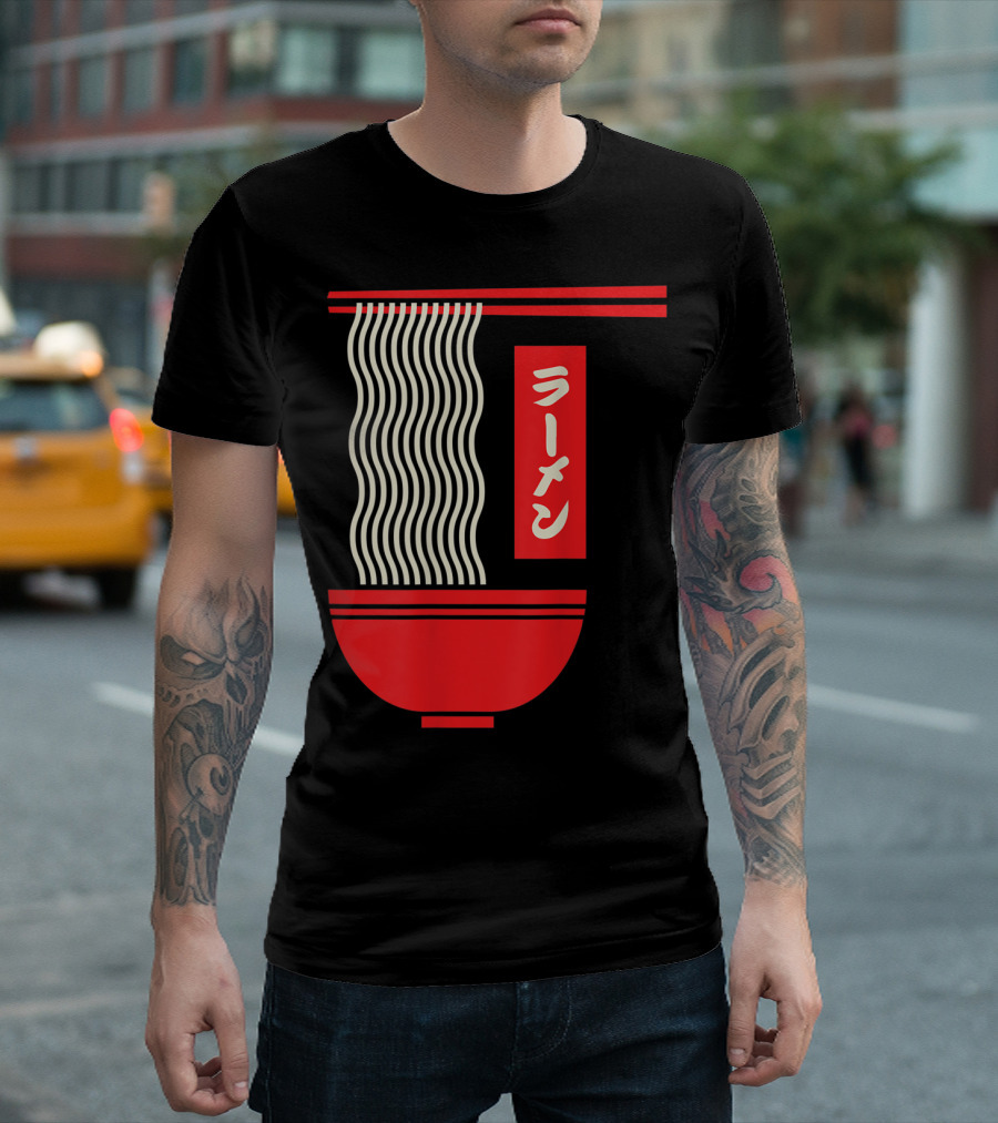 Retro Vintage Japanese Ramen Noodles T-Shirt