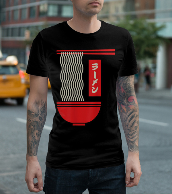 Retro Vintage Japanese Ramen Noodles T-Shirt