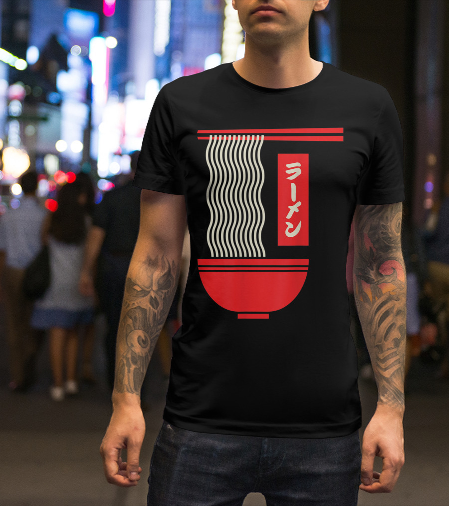 Retro Vintage Japanese Ramen Noodles T-Shirt