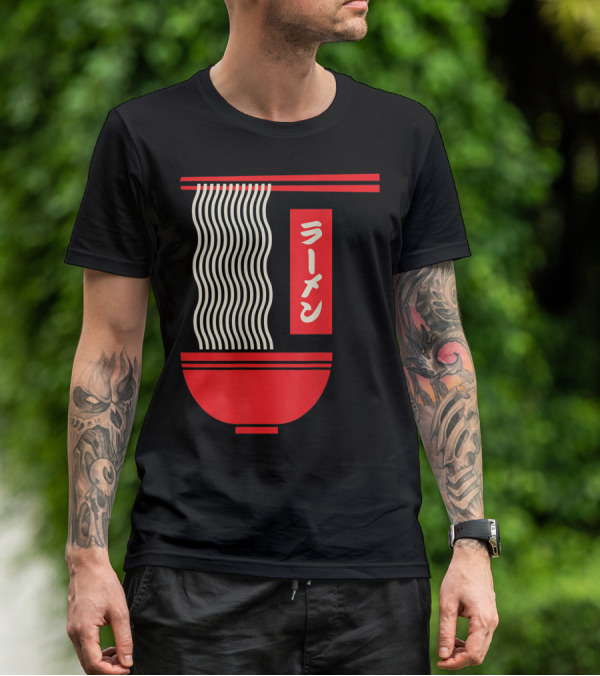 Retro Vintage Japanese Ramen Noodles T-Shirt