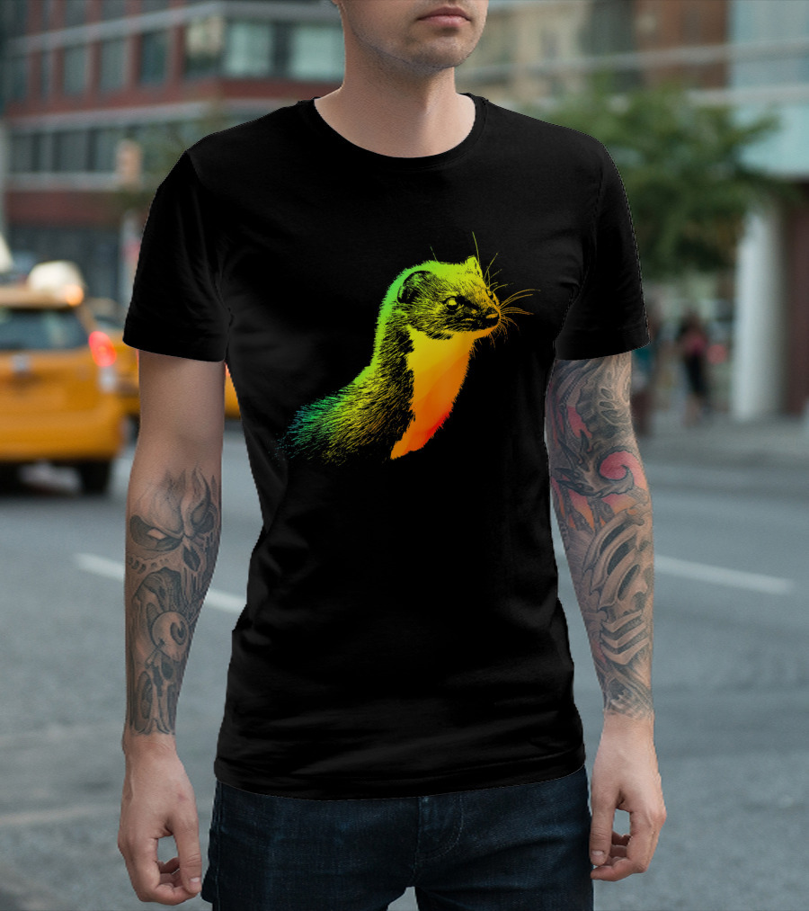 Weasel Vibrant Rainbow Spectrum T-Shirt
