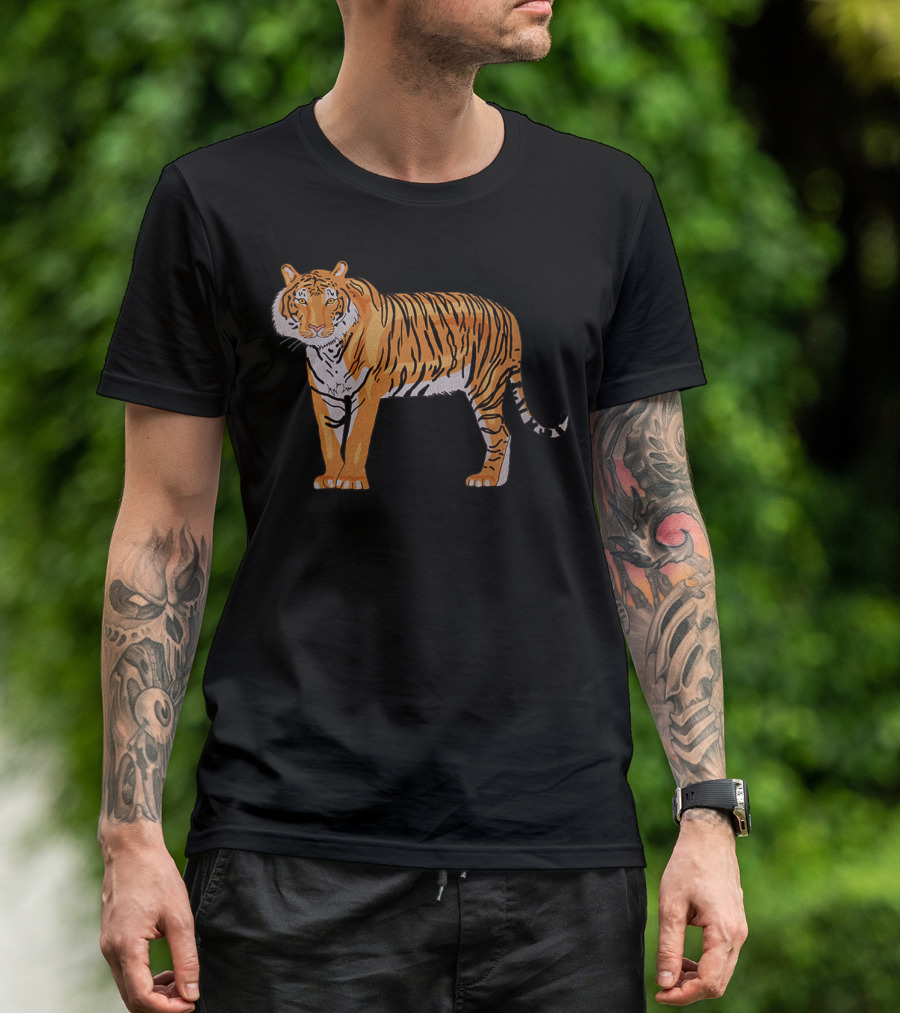 Beautiful Tiger Big Cat Animal Lover Tiger T-Shirt