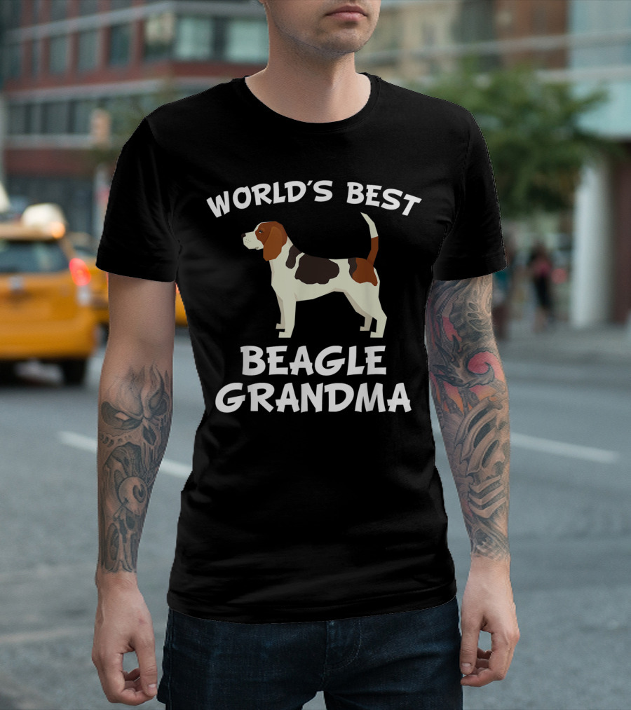 World's Best Beagle Grandma Dog Lover Gift T-Shirt