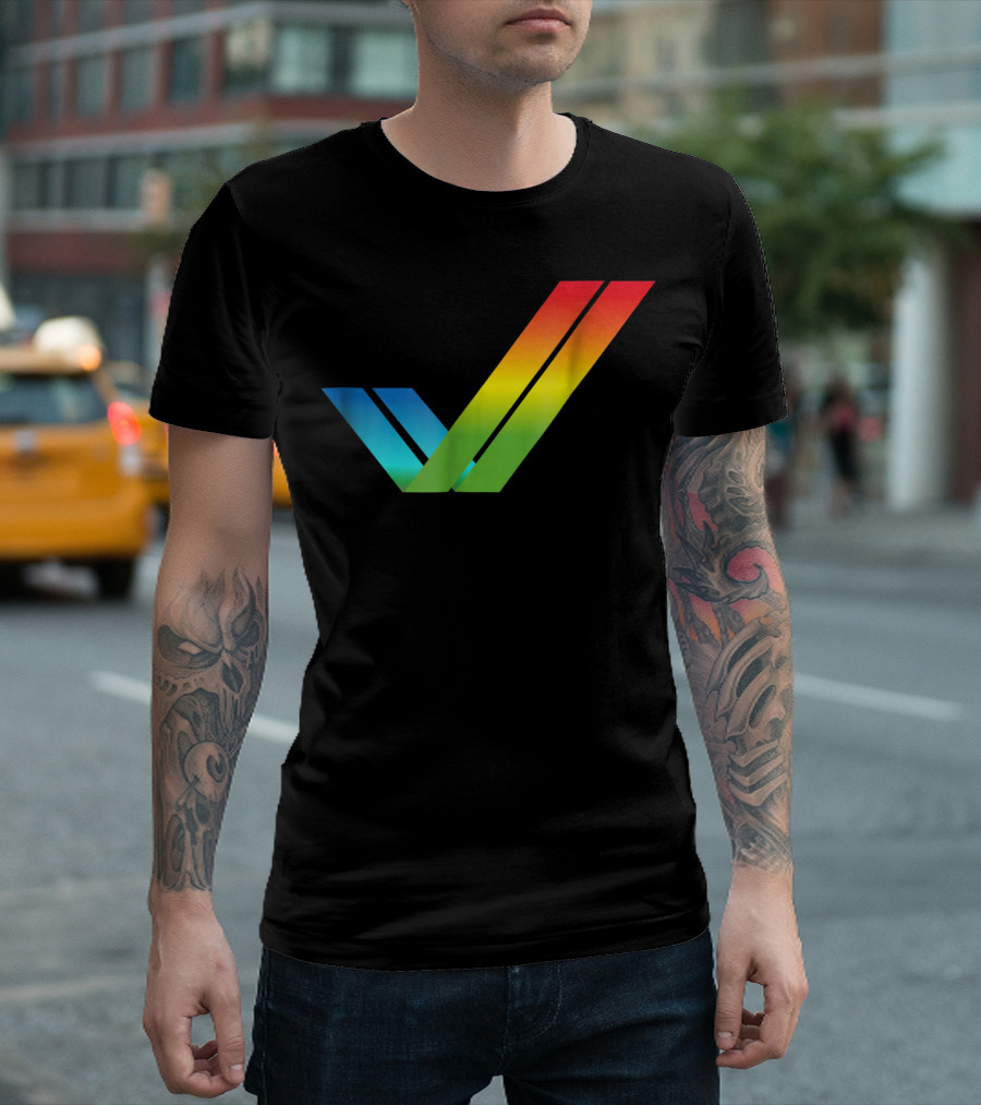 Amiga Rainbow Tick Computer T-Shirt