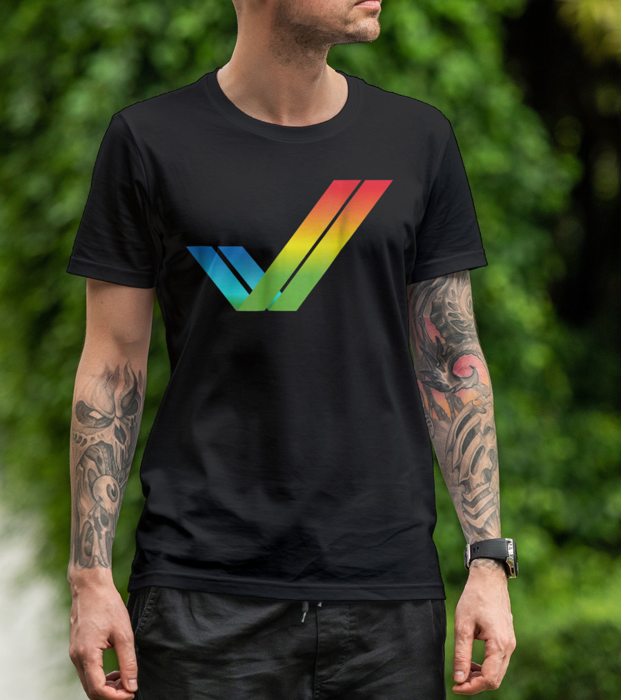 Amiga Rainbow Tick Computer T-Shirt