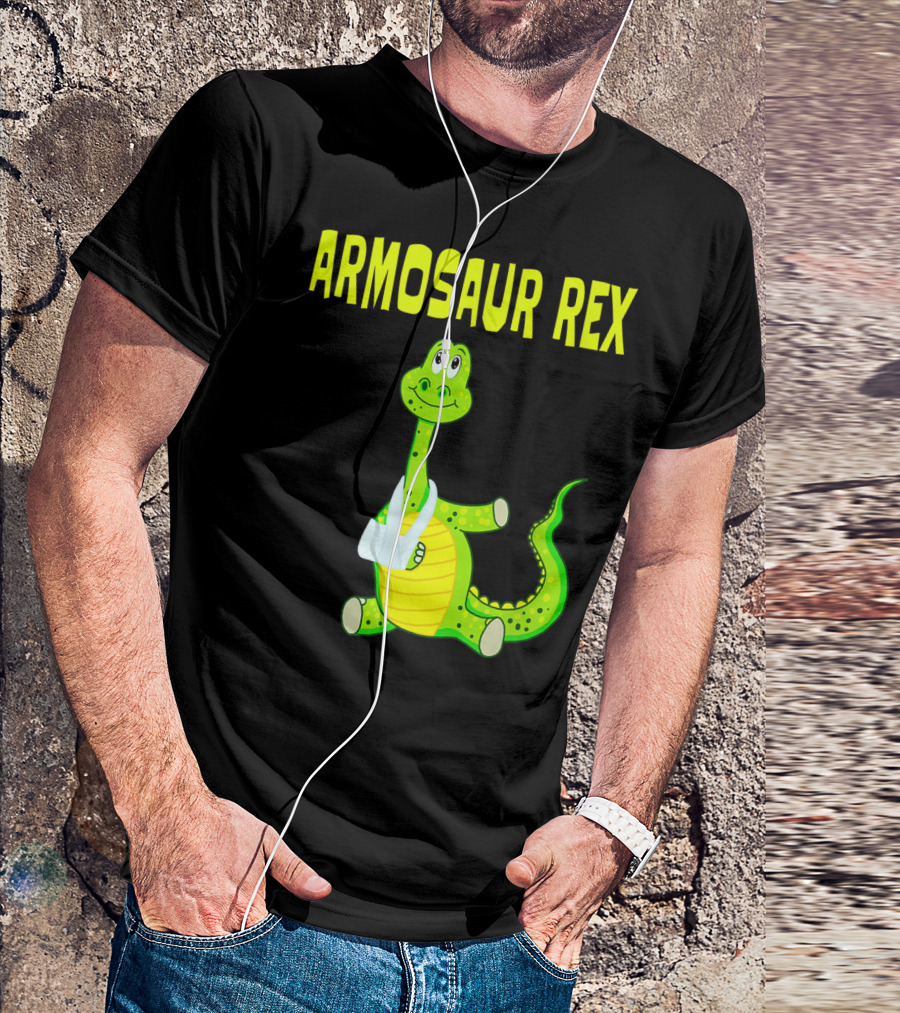 Armosaur Rex Funny Broken Arm Dinosaur T-Shirt