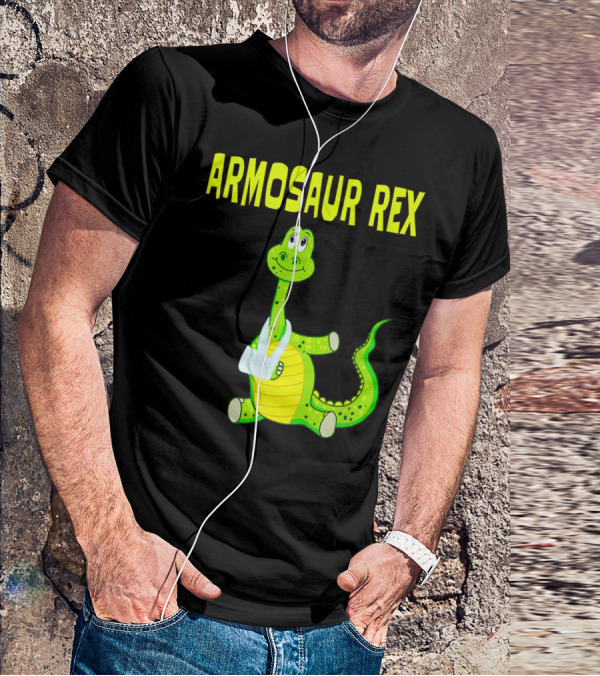 Armosaur Rex Funny Broken Arm Dinosaur T-Shirt