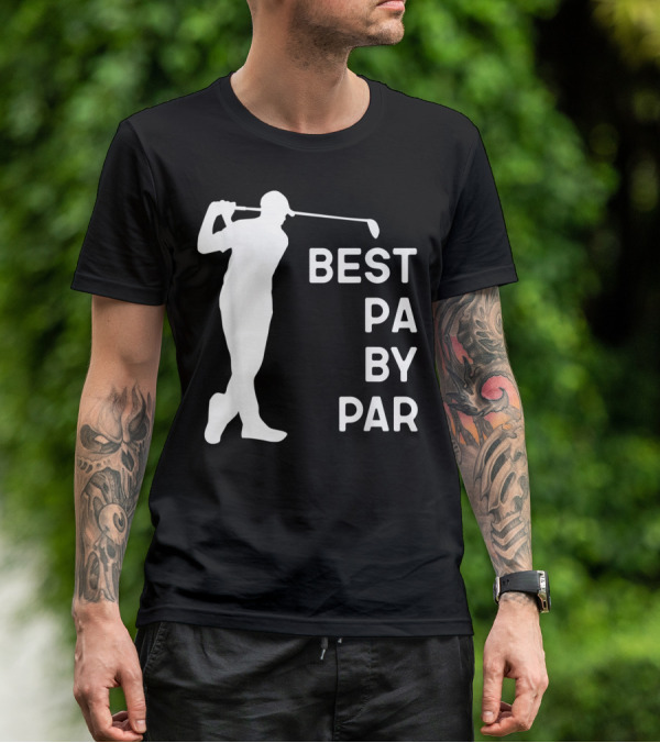 Best Pa By Par Golf Silhouette With Golfer Swing T-Shirt