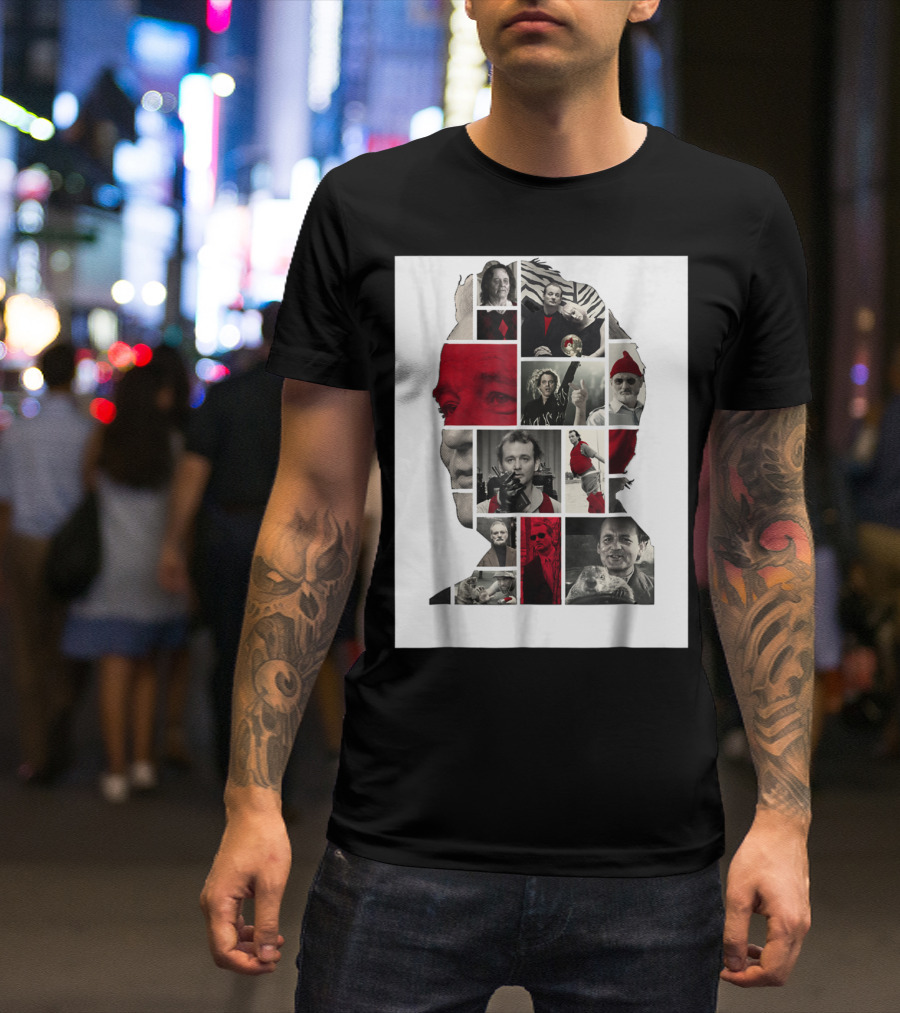 Classic Bill Murray Film Collage T-Shirt