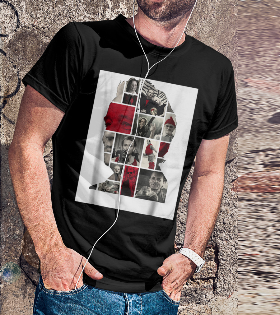 Classic Bill Murray Film Collage T-Shirt