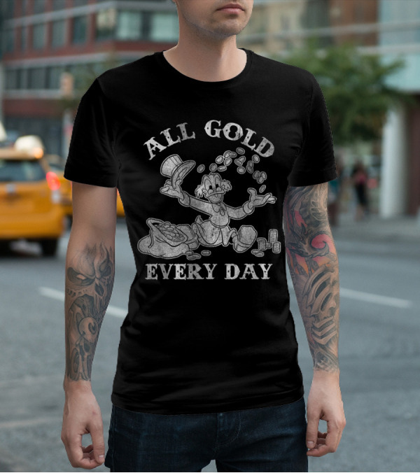 Disney Scrooge McDuck All Gold Every Day T-Shirt