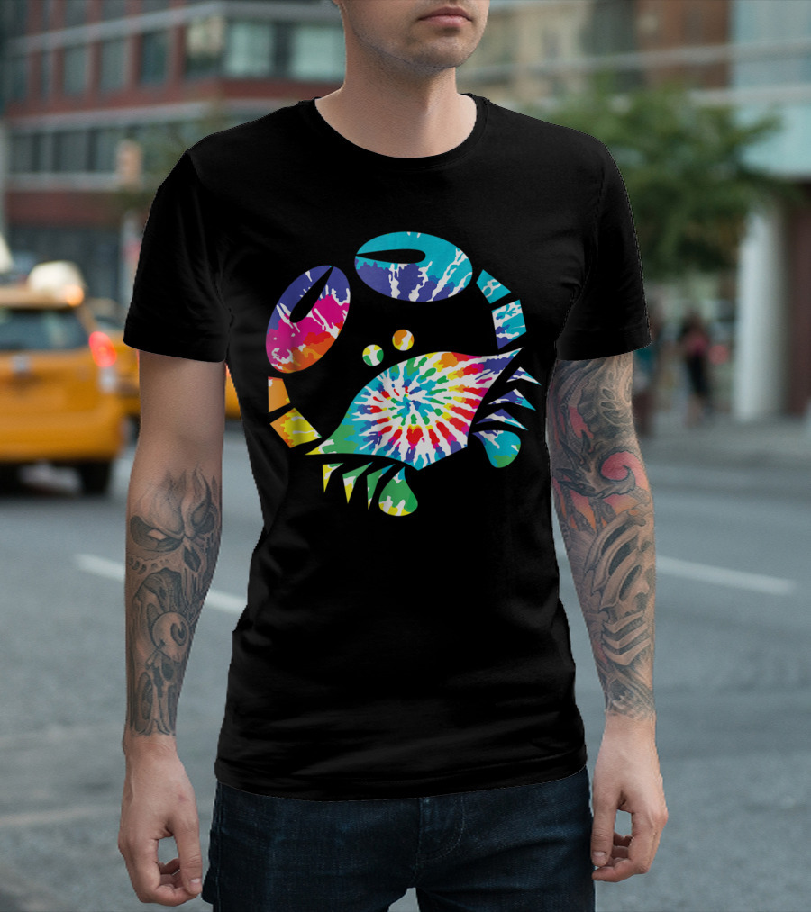 Tie Dye Fun Crab T-Shirt