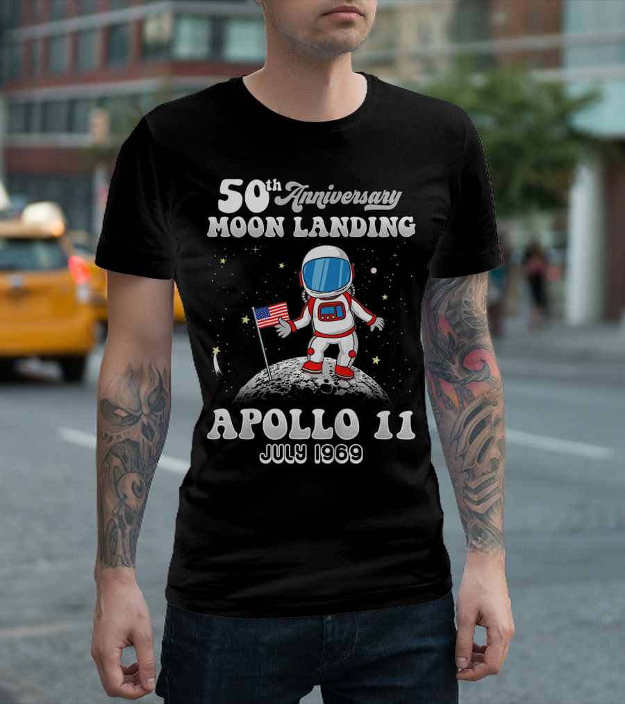 50th Anniversary Moon Landing Apollo 11 July 1969 T-Shirt