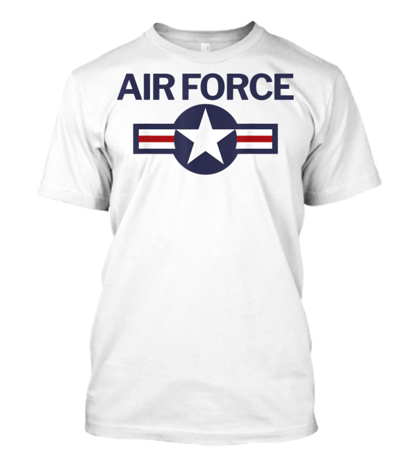 Air Force Vintage Roundel Blue Star Emblem T-Shirt