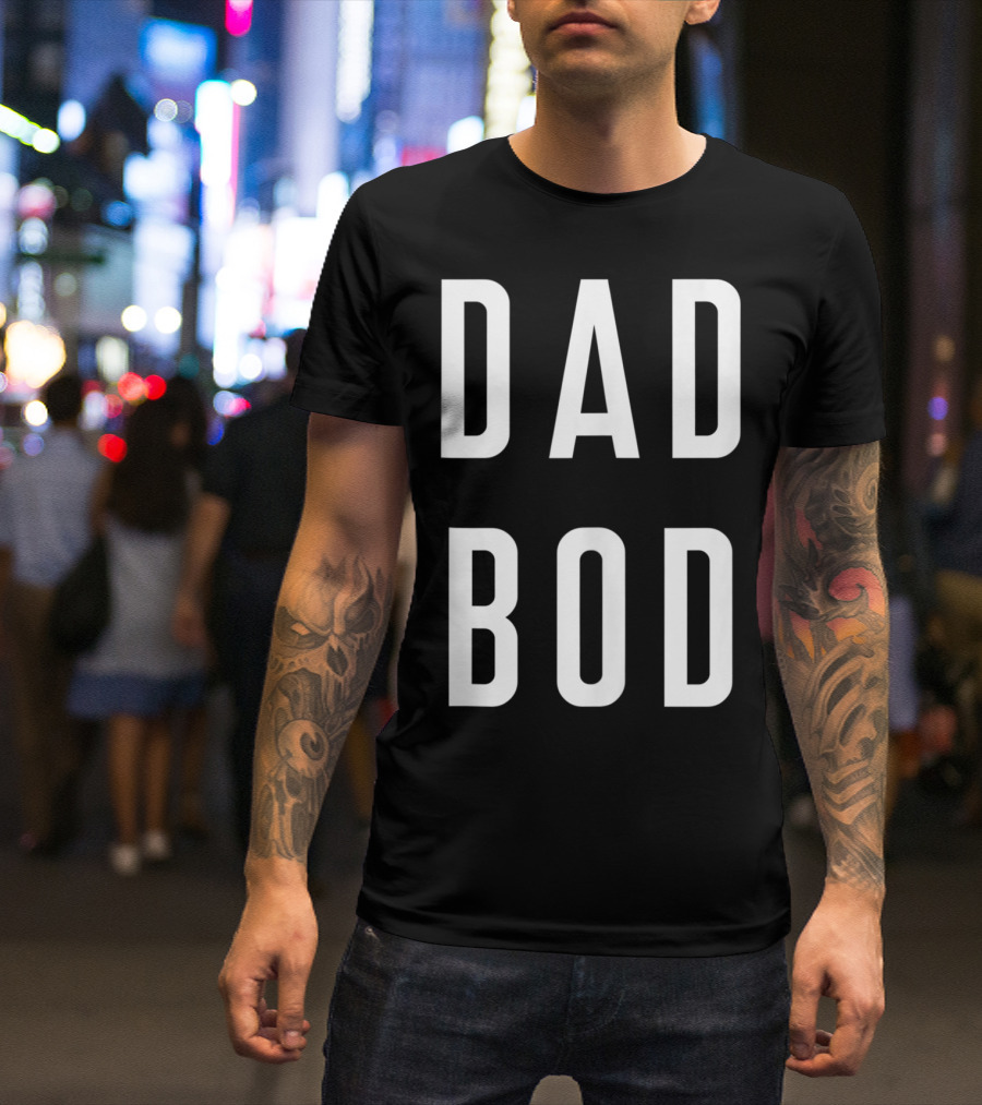 Dad Bod Gym Workout Fitness Yoga T-Shirt