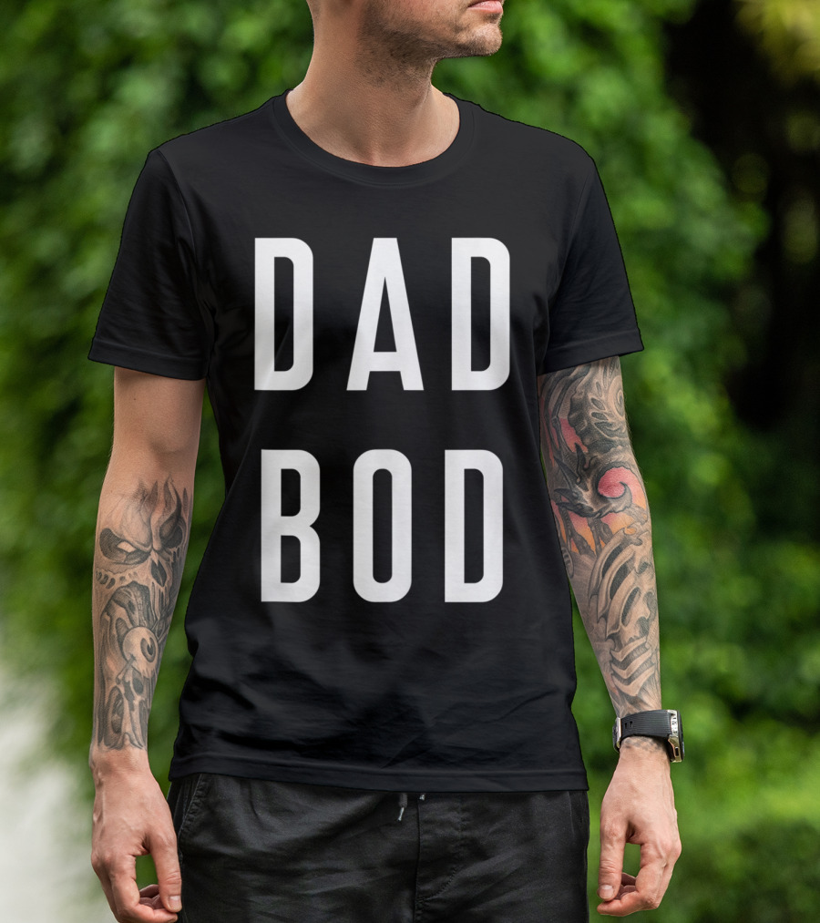 Dad Bod Gym Workout Fitness Yoga T-Shirt